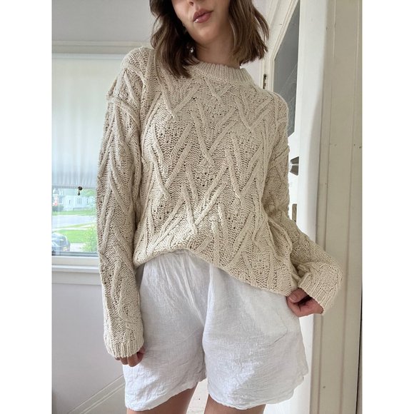 FREE PEOPLE Isla Cable Tunic / Tea - Picture 2 of 11